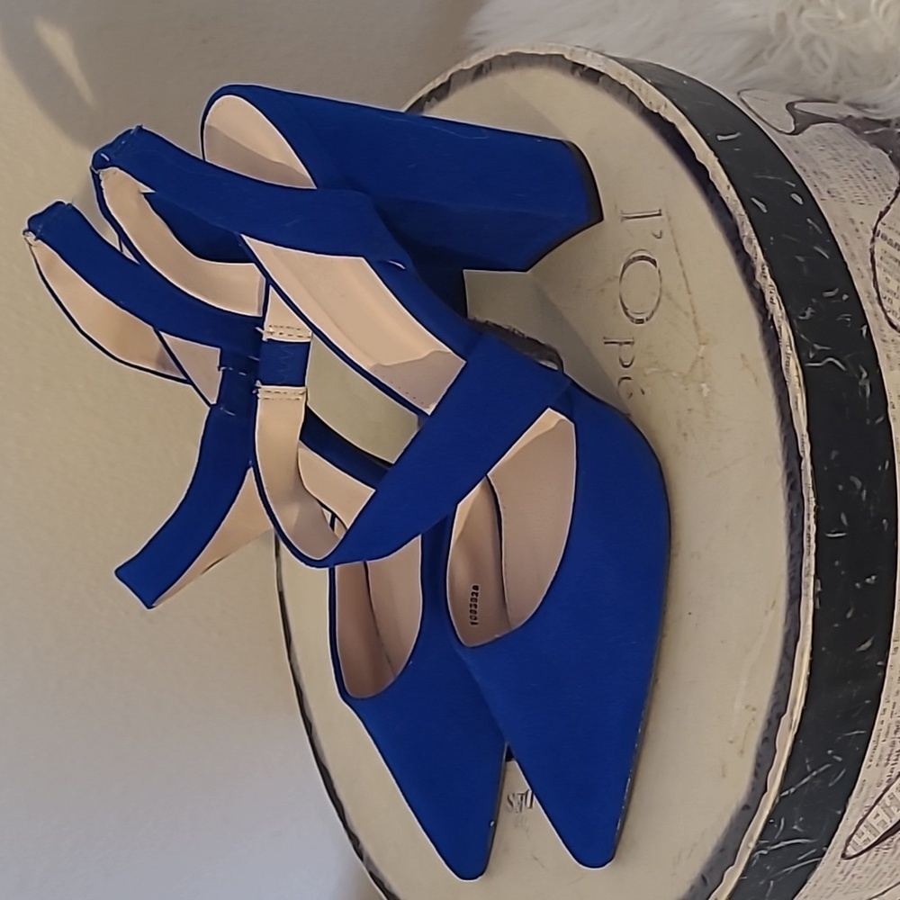 Charlotte Russe Electric Blue Summer Shoes